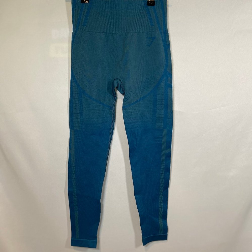 Gymshark Geo Seamless Leggings in Teal